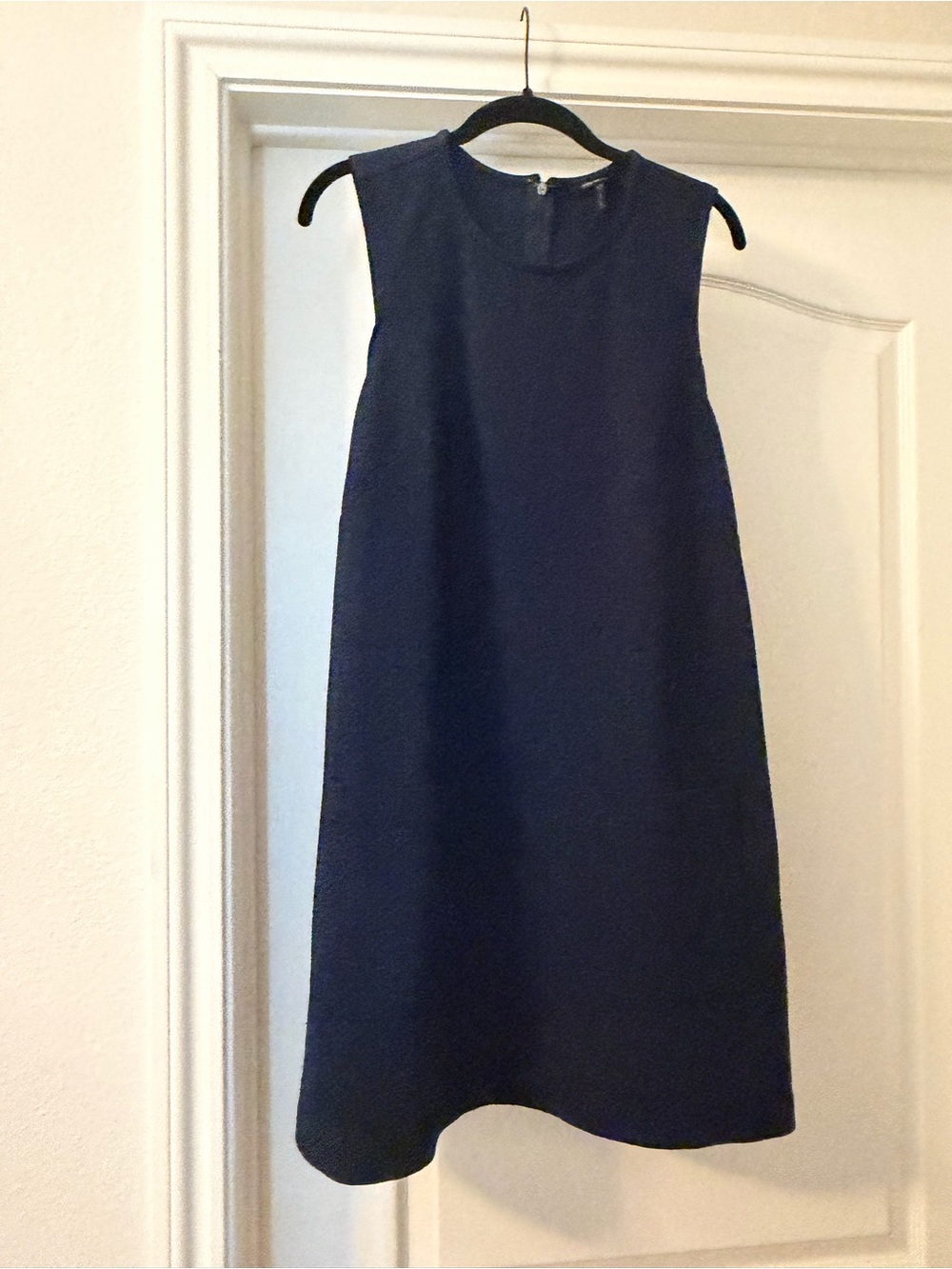 Daisy Fuentes Navy Sleeveless A-Line Dress
